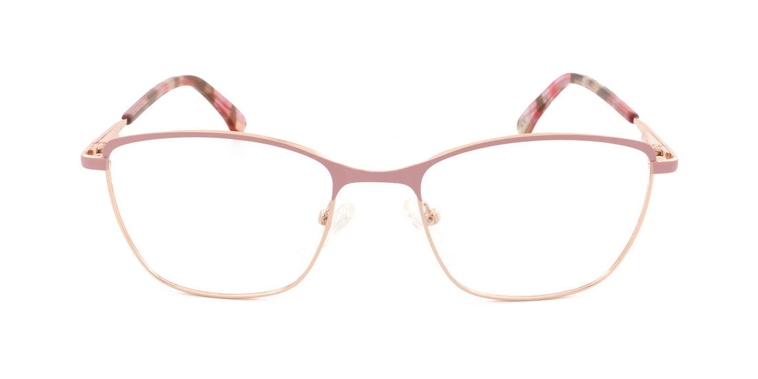 MX2271A-2 | Unisex | Matte Pink | Metal Glasses