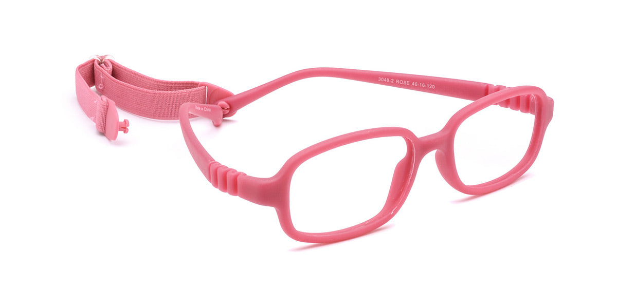 MX3048-2 | Kids | Matte Rose | Rubber Glasses