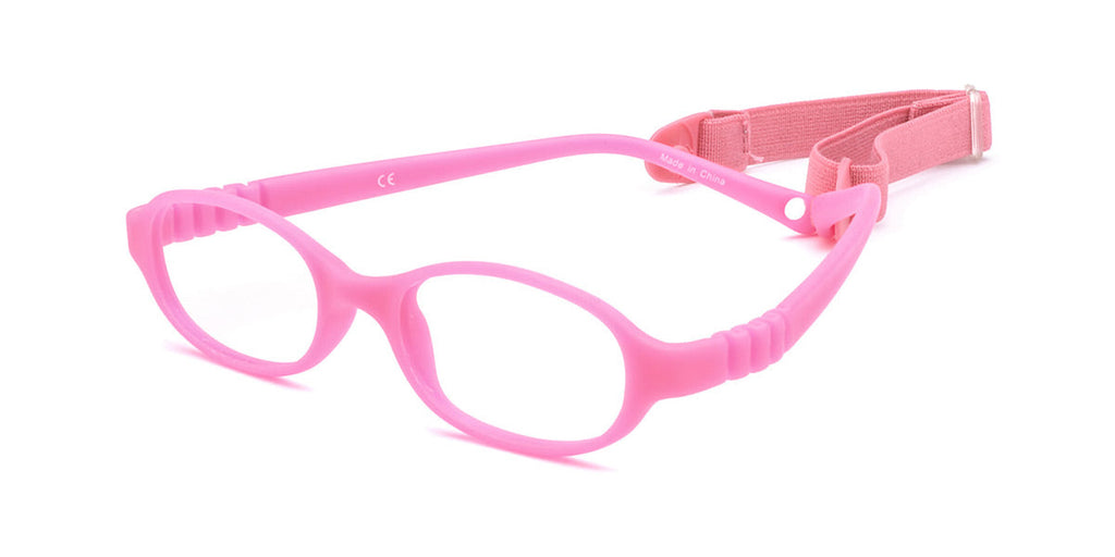 MX3049-1 | Kids | Matte Pink | Rubber Glasses