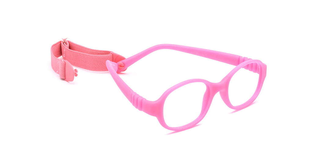 MX3050-3 | Kids | Matte Pink | Rubber Glasses 