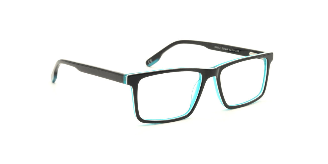 Kids | Shiny Black | Acetate Glasses - MX3092-2