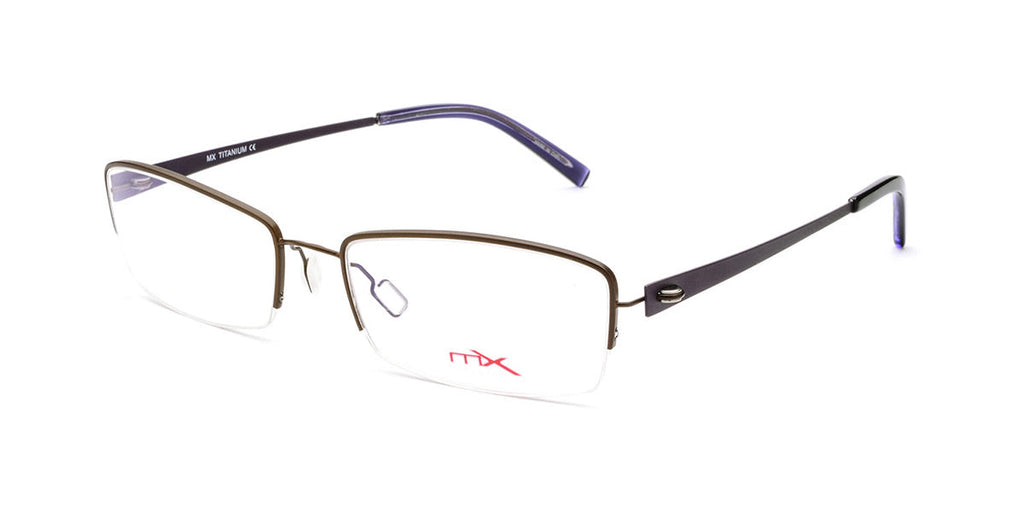 MX4009-1 | Women | Matte Brown | Titanium Glasses