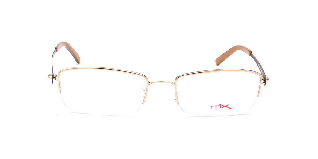 Maxima Women Matte Brown Rectangular Titanium Glasses