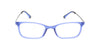 Maxima Unisex Matte Blue Square Beta Titanium Glasses