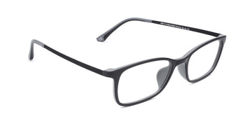 Maxima Unisex Matte Black Square Beta Titanium Glasses 