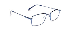 MX4033-1 | Men | Shiny Blue | Memory Titanium Glasses 