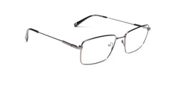 Maxima Men Shiny Gun Square Memory Titanium Glasses 