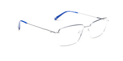 MX4033-3 | Men | Shiny Silver | Memory Titanium Glasses 