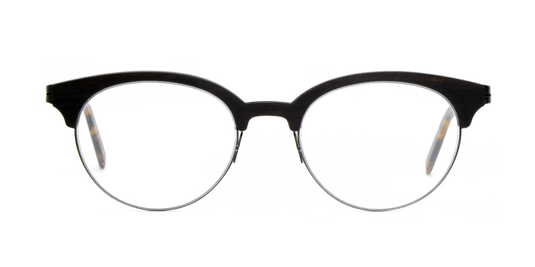 MX4700-1 | Unisex | Matte Black | Wood Glasses