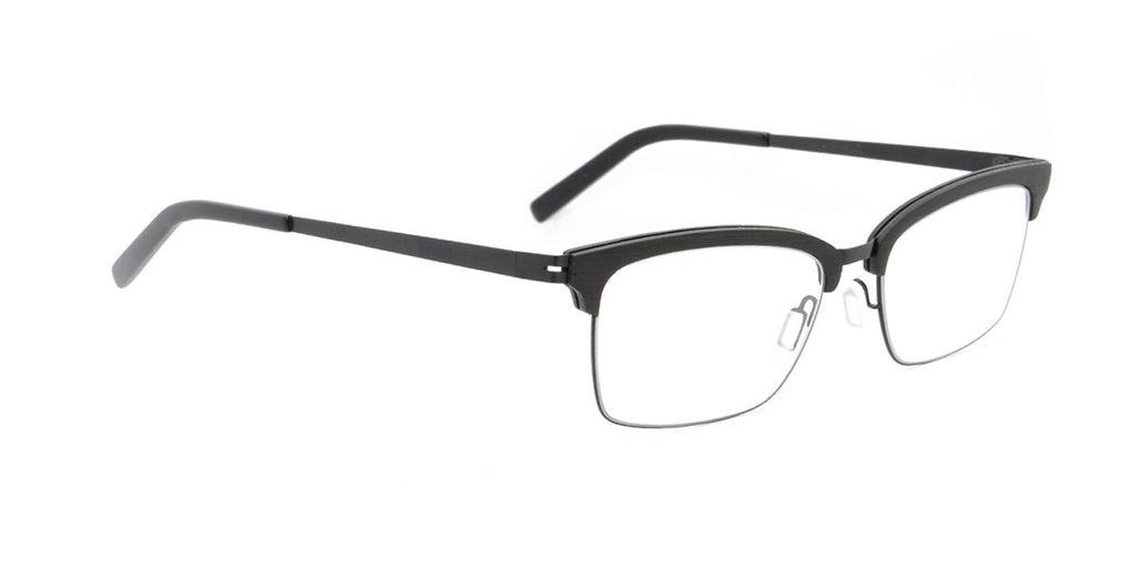 MX4701-1 | Unisex | Matte Black | Wood Glasses