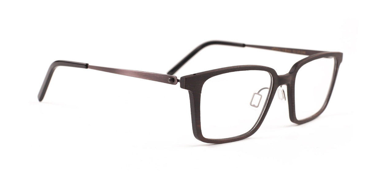 MX4708-1 | Unisex | Matte Black | Wood Glasses 