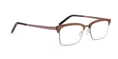 MX4709-1 | Unisex | Matte Walnut | Wood Glasses