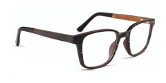 MX4710-3 | Men | Matte Black | Wood Glasses