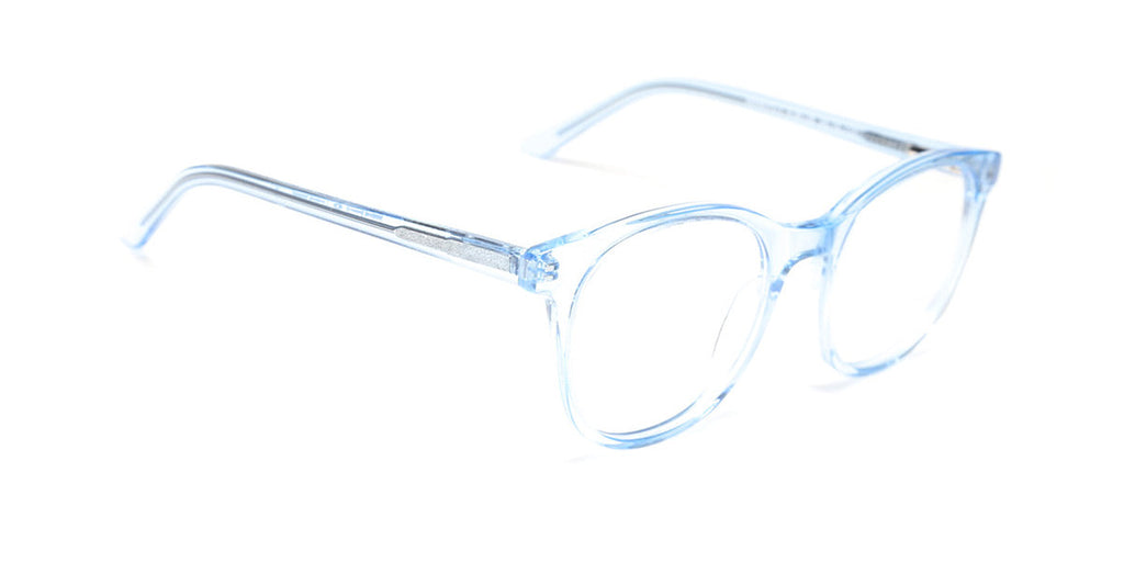 Kids | Shiny Blue | Acetate Glasses - MX9013-1