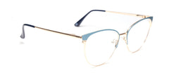 Women | Shiny Blue | Metal Glasses - MX9015-1 