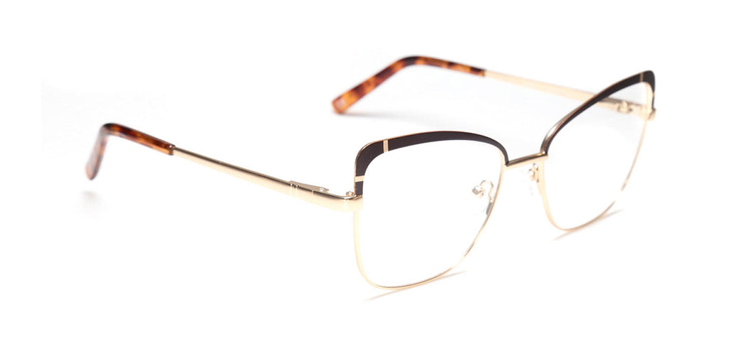 Women | Shiny Brown | Metal Glasses - MX9017-1