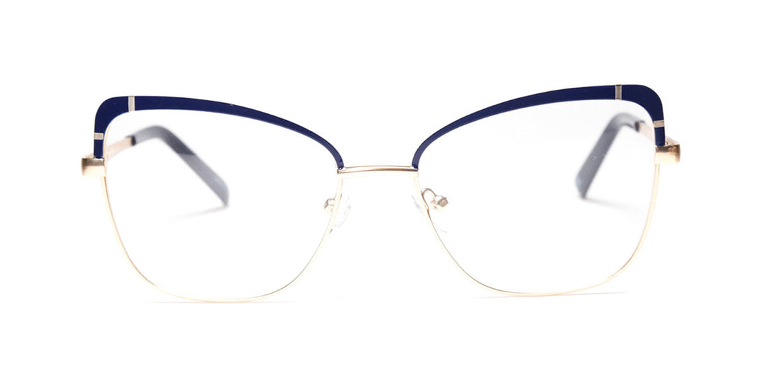 Women | Shiny Blue | Metal Glasses - MX9017-2