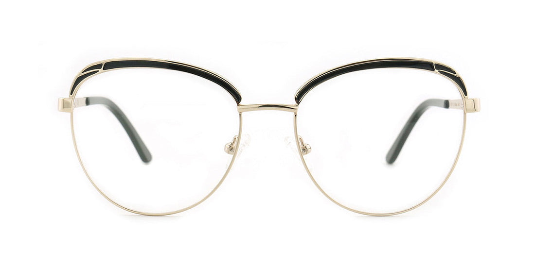 Women | Shiny Black | Metal Glasses - MX9021-2