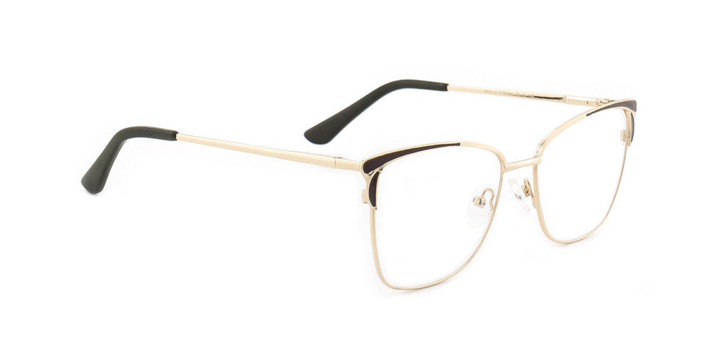 Women | Shiny Brown | Metal Glasses - MX9022-2 