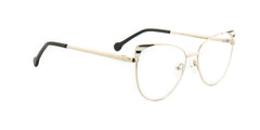 MX9023-1 | Women | Shiny Black | Metal Glasses