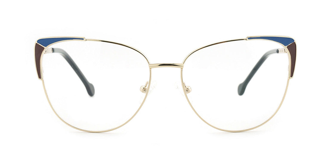 Women | Shiny Blue | Metal Glasses - MX9024-2