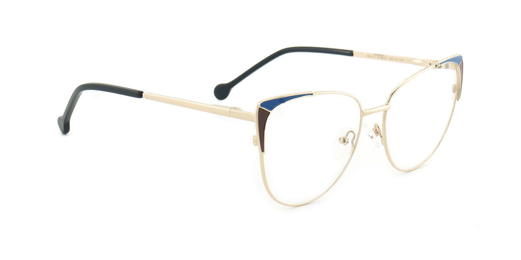 Women | Shiny Blue | Metal Glasses - MX9024-2