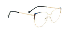 Women | Shiny Blue | Metal Glasses - MX9024-2 