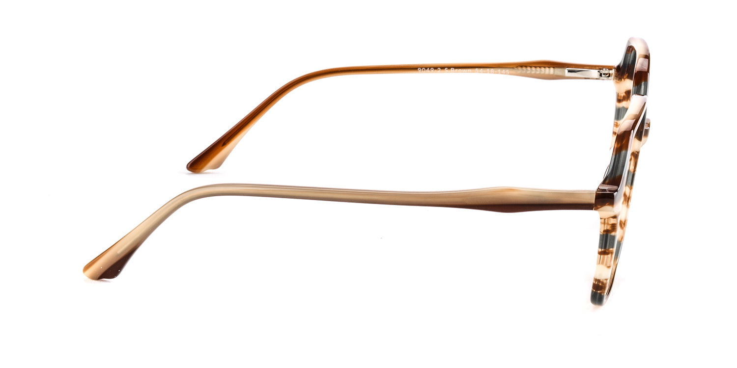  Women | Shiny Brown | Acetate Glasses - MX9049-2