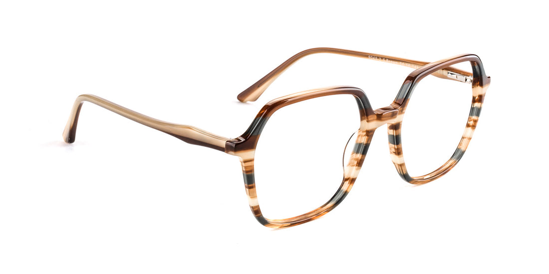 Women | Shiny Brown | Acetate Glasses - MX9049-2