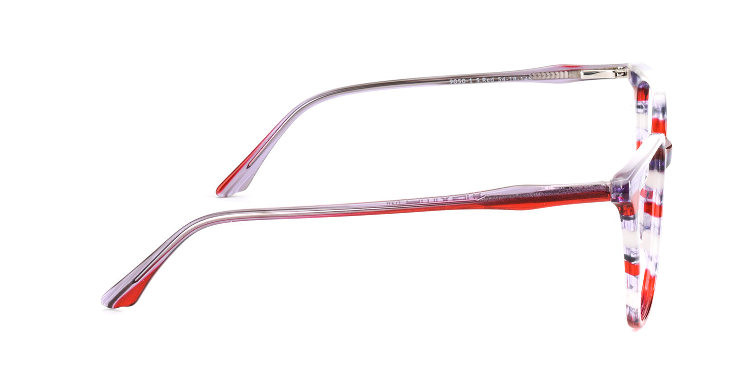 Women | Shiny Red | Acetate Glasses - MX9050-1