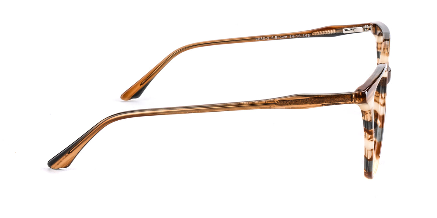 Women | Shiny Brown | Acetate Glasses - MX9050-2