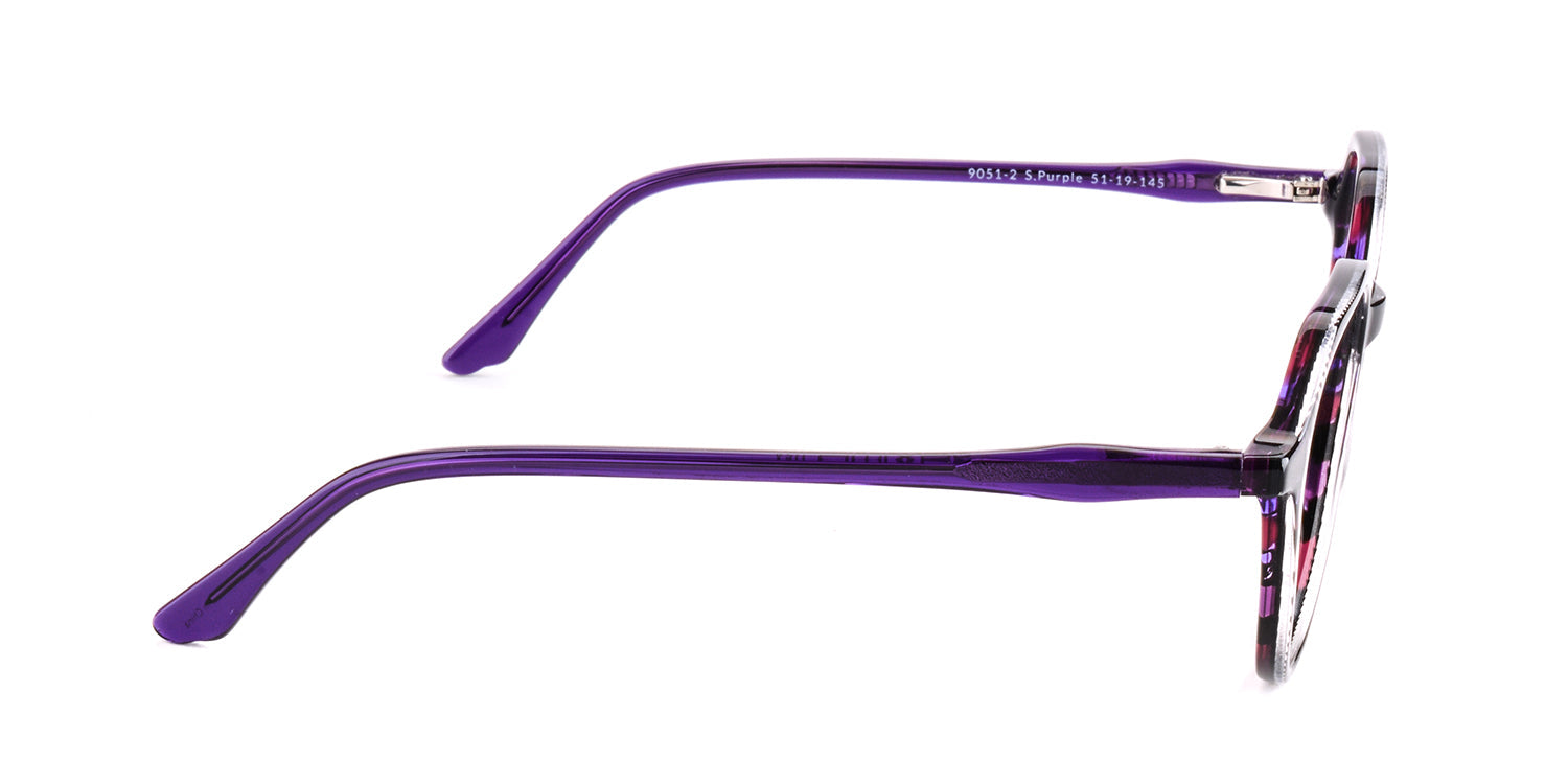 Women | Shiny Purple | Acetate Glasses - MX9051-2