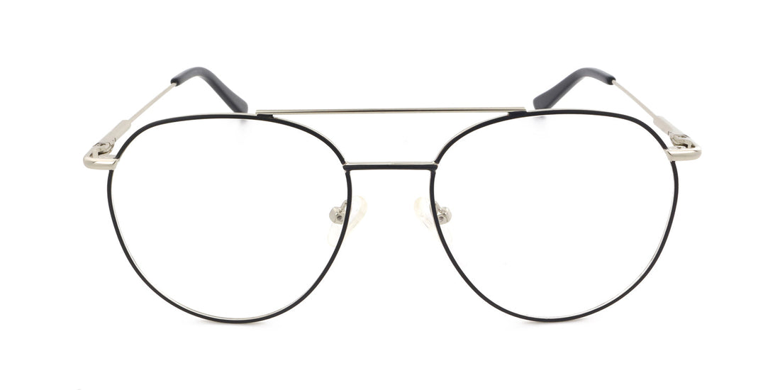 Men | Matte Silver | Metal Glasses - MX9052-1