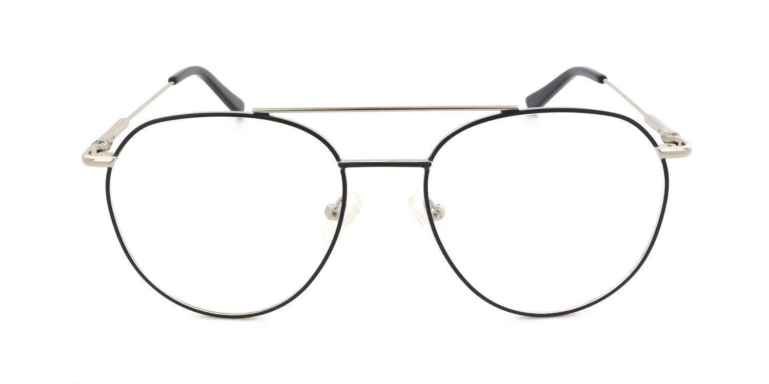 Men | Matte Silver | Metal Glasses - MX9052-1