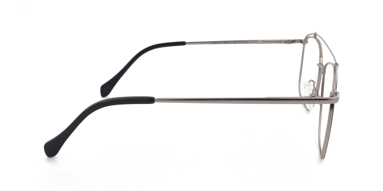 Men | Matte Black | Metal Glasses - MX9053-1