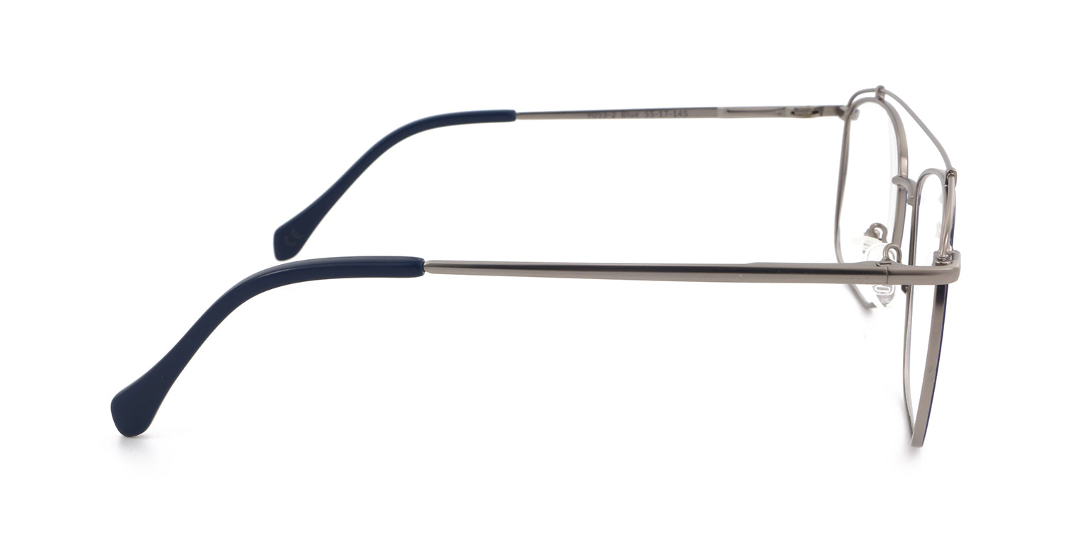 Men | Matte Blue | Metal Glasses - MX9053-2