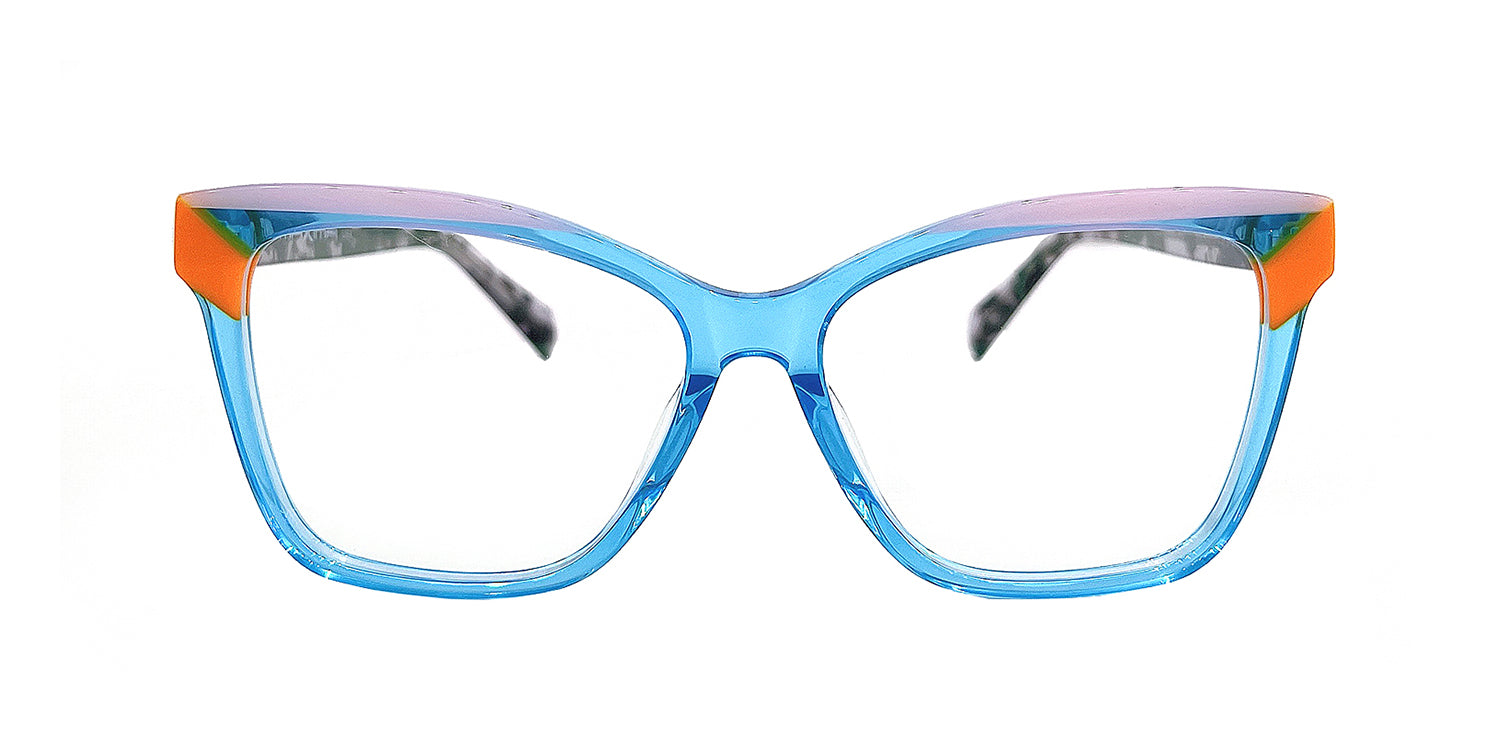 Women | Shiny Blue | Acetate Glasses - MXPS8821-3