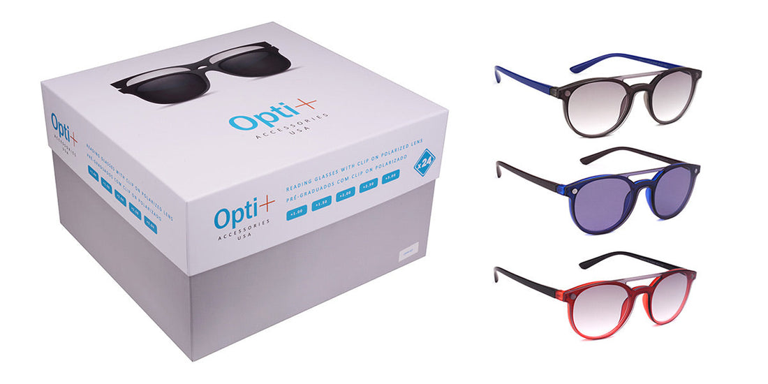 Round Clip-On Reader | 24 Pieces Set - OPR-6D