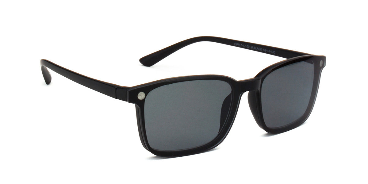 Clip-On Reading Glasses | +1.00 | Square - OPR-7-1-100