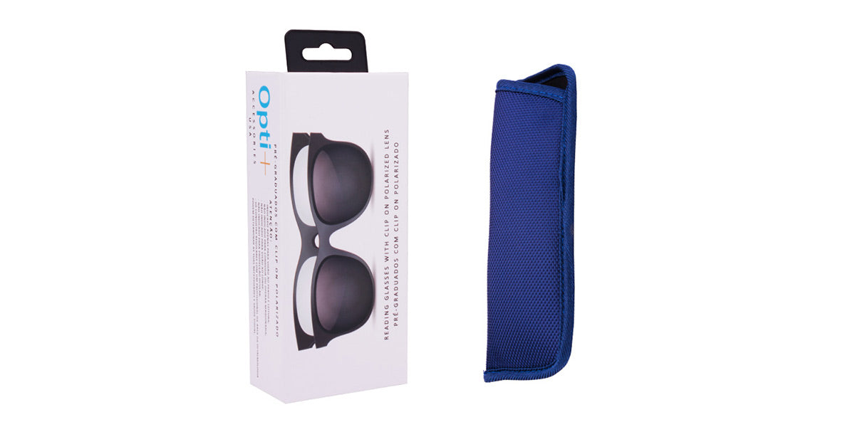 Clip-On Reading Glasses | +1.00 | Square - OPR-7-3-100