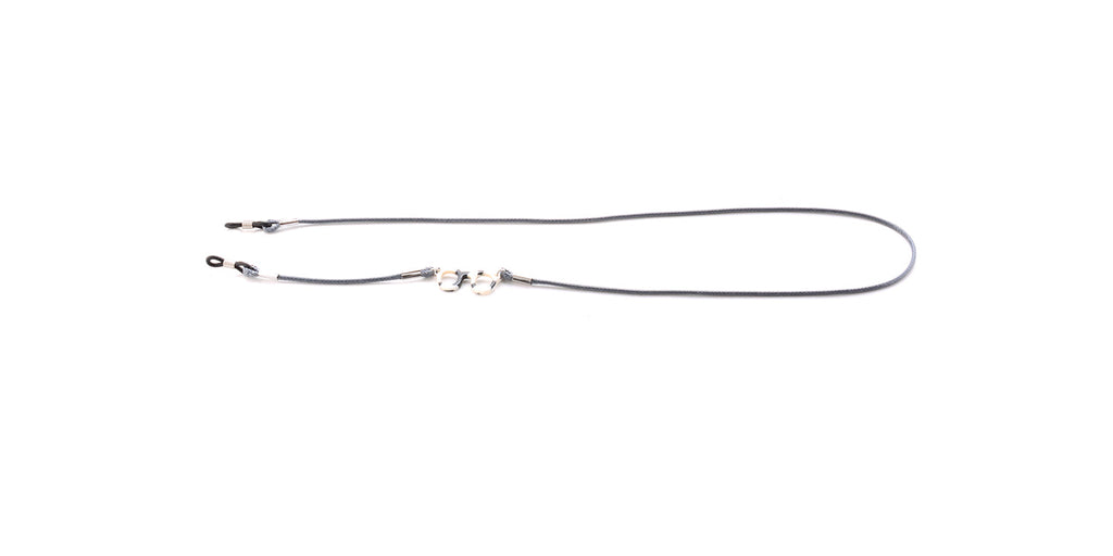 OPX-124-001 | Gray | Faux Leather | Eyeglass String