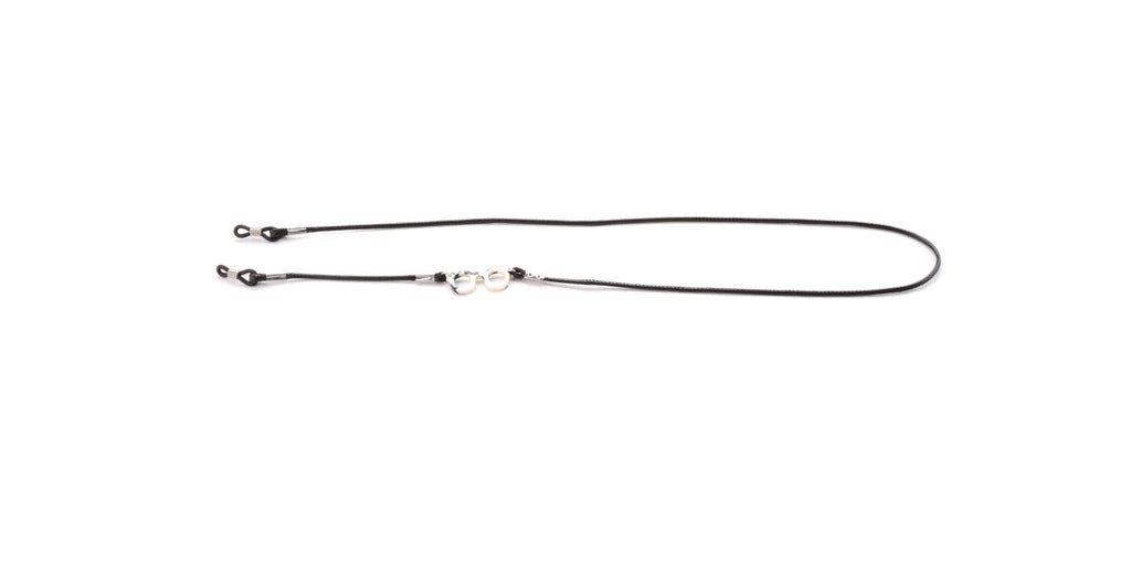 OPX-124-002 | Black | Faux Leather | Eyeglass String