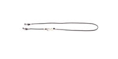 OPX-124-002 | Black | Faux Leather | Eyeglass String