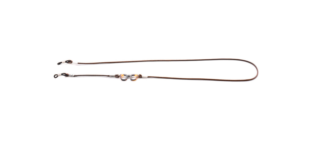 OPX-124-003 | Brown | Faux Leather | Eyeglass String