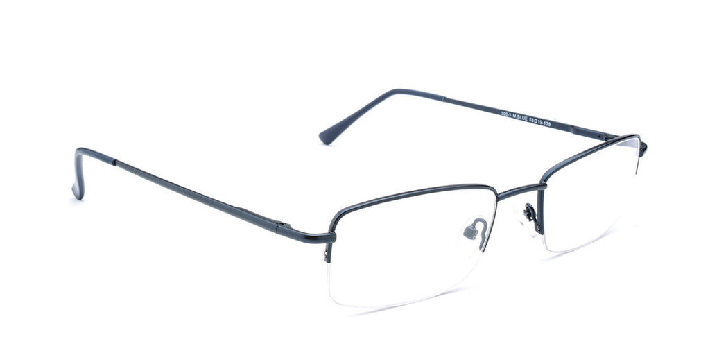 RA300-3 | Men | Matte Blue | Metal Glasses