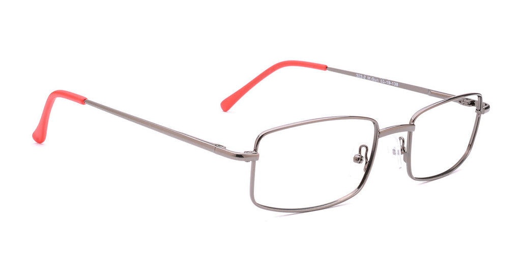 Men | Matte Gun | Metal Glasses - RA302-2 