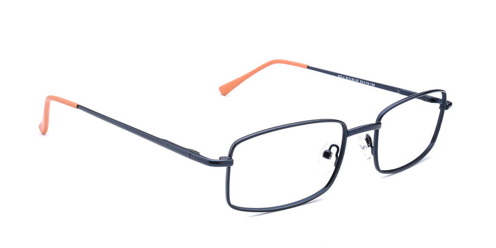 Men | Matte Blue | Metal Glasses - RA302-4 