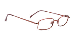 Unisex | Matte Burgundy | Metal Glasses - 