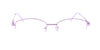 RA312-1  | Women | Shiny Purple | Metal Glasses