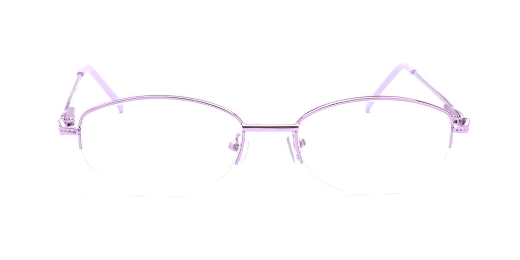 RA312-1  | Women | Shiny Purple | Metal Glasses